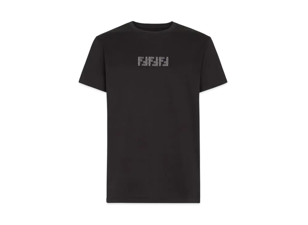 FENDI Men's Cotton T-Shirt "Black"