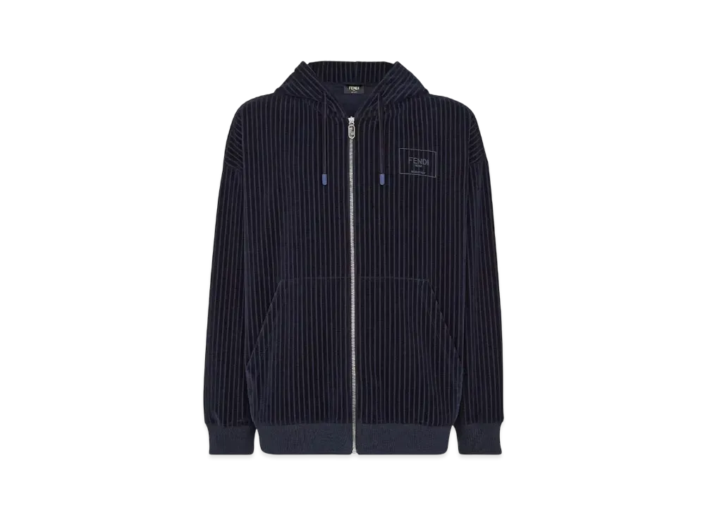 FENDI Men's Velvet Sweatshirt "Blue"