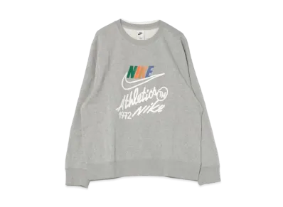 Nike Club BB Futura L/S Crew A "Heather Grey"