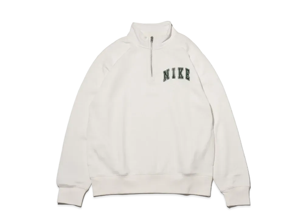 Nike Club BB Arch Half Zip L/S Top "White"