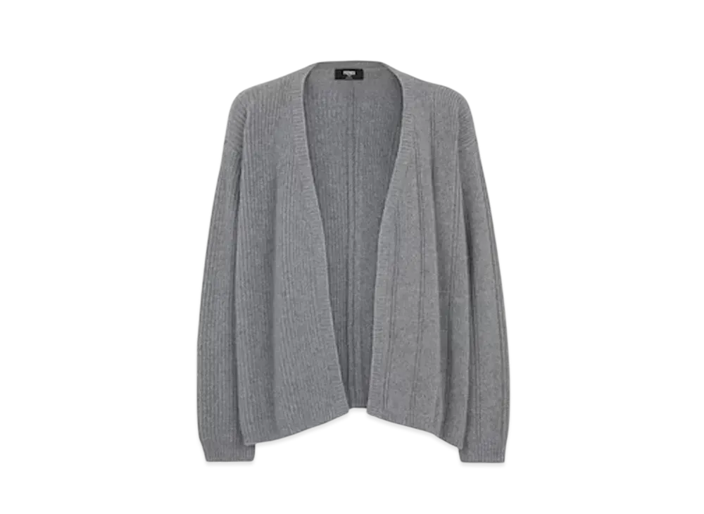 FENDI Men's Cashmere Cardigan "Gray"