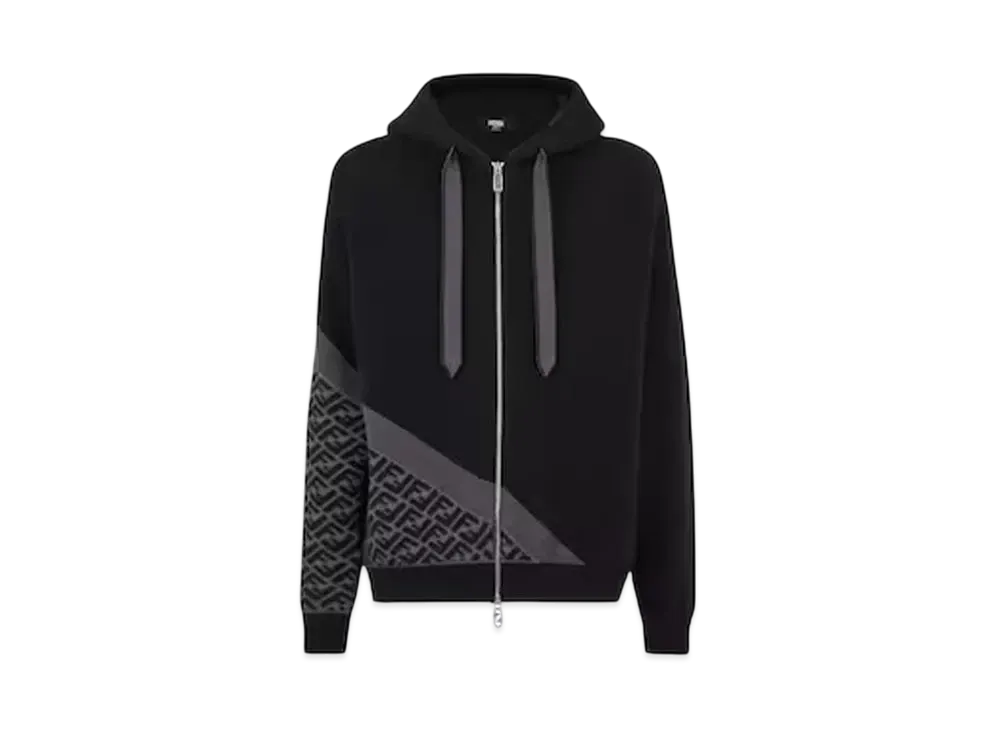 FENDI Men's Cashmere Sweatshirt "Black"