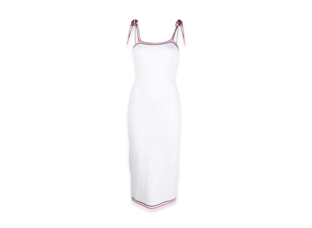 FENDI Women's Viscose Blend Dress "Ivory"