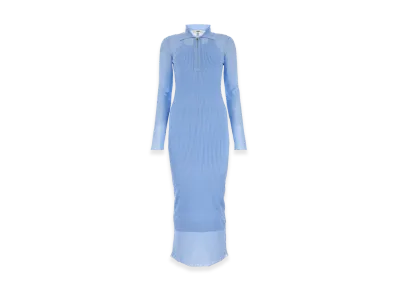 FENDI Women's Silk Blend Dress "Light Blue"