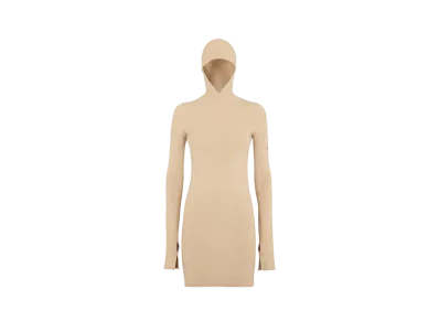 FENDI Women's Silk & Wool Dress "Beige"