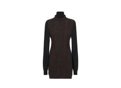 FENDI Women's Wool Dress "Purple"