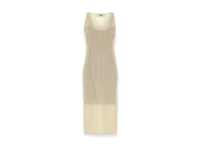 FENDI Women's Mesh Dress "Cream"