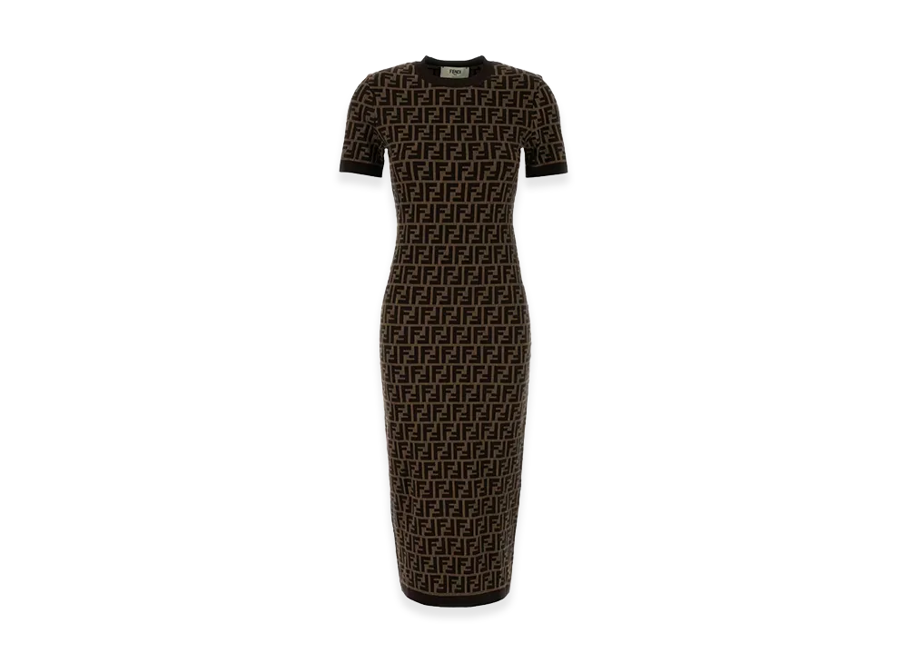 FENDI Women's Dresses "Brown"