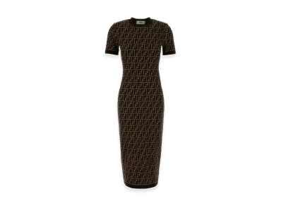 FENDI Women's Dresses "Brown"