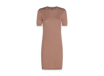 FENDI Women's FF Cotton Dress "Rose"