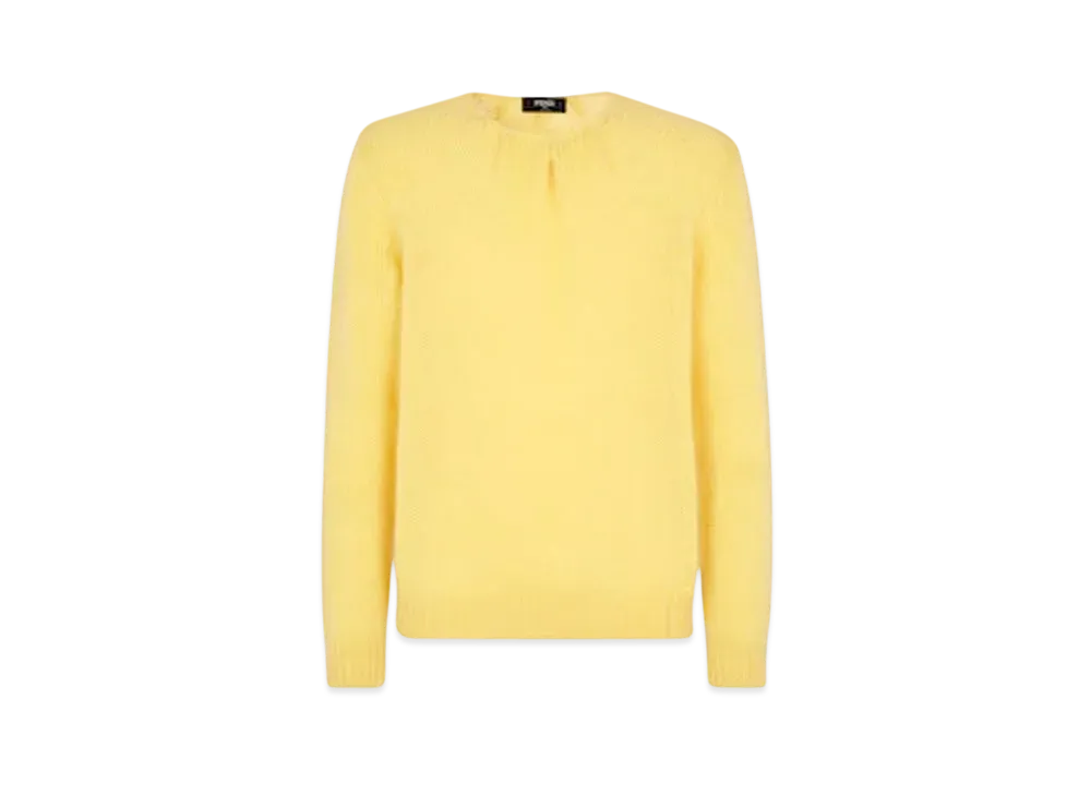 FENDI Men's Mohair Sweater "Yellow"