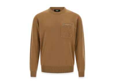 FENDI FF Pocket Sweater "Brown"