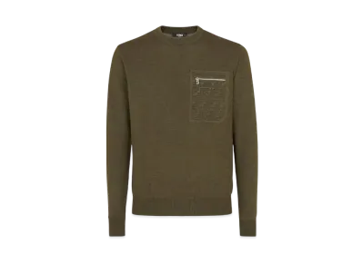 FENDI Men's Sweater Wool "Green"