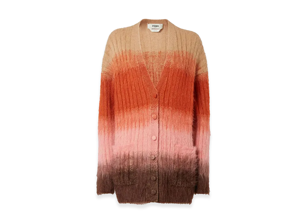 FENDI Women's Vanise Knit Cardigan "Multicolor"