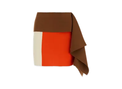 FENDI Women's Wool Mini Skirt "Multicolor"