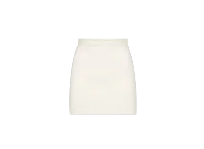 FENDI Women's Cashmere Miniskirt "White"