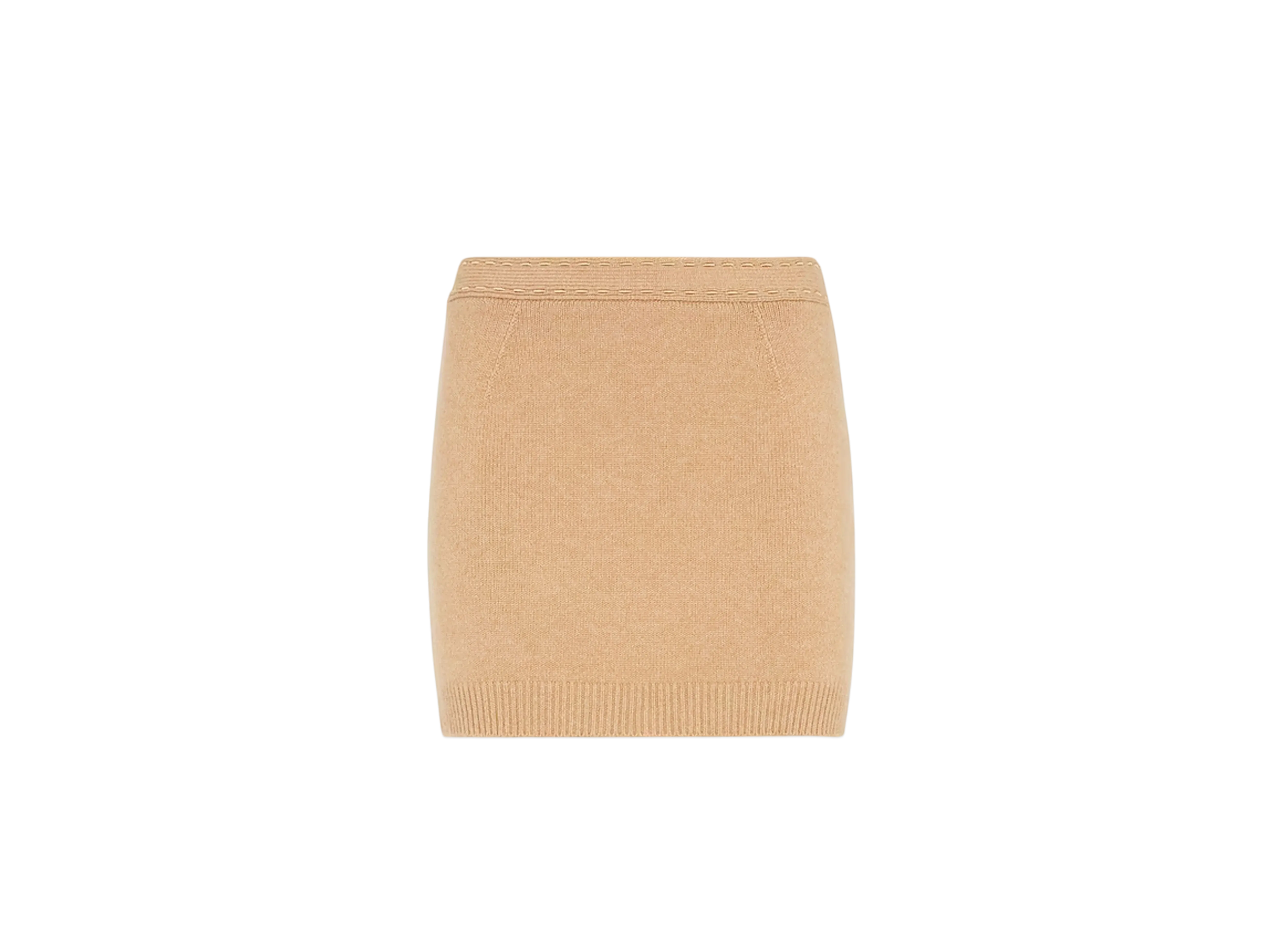 FENDI Women's Cashmere Mini Skirt "Beige"