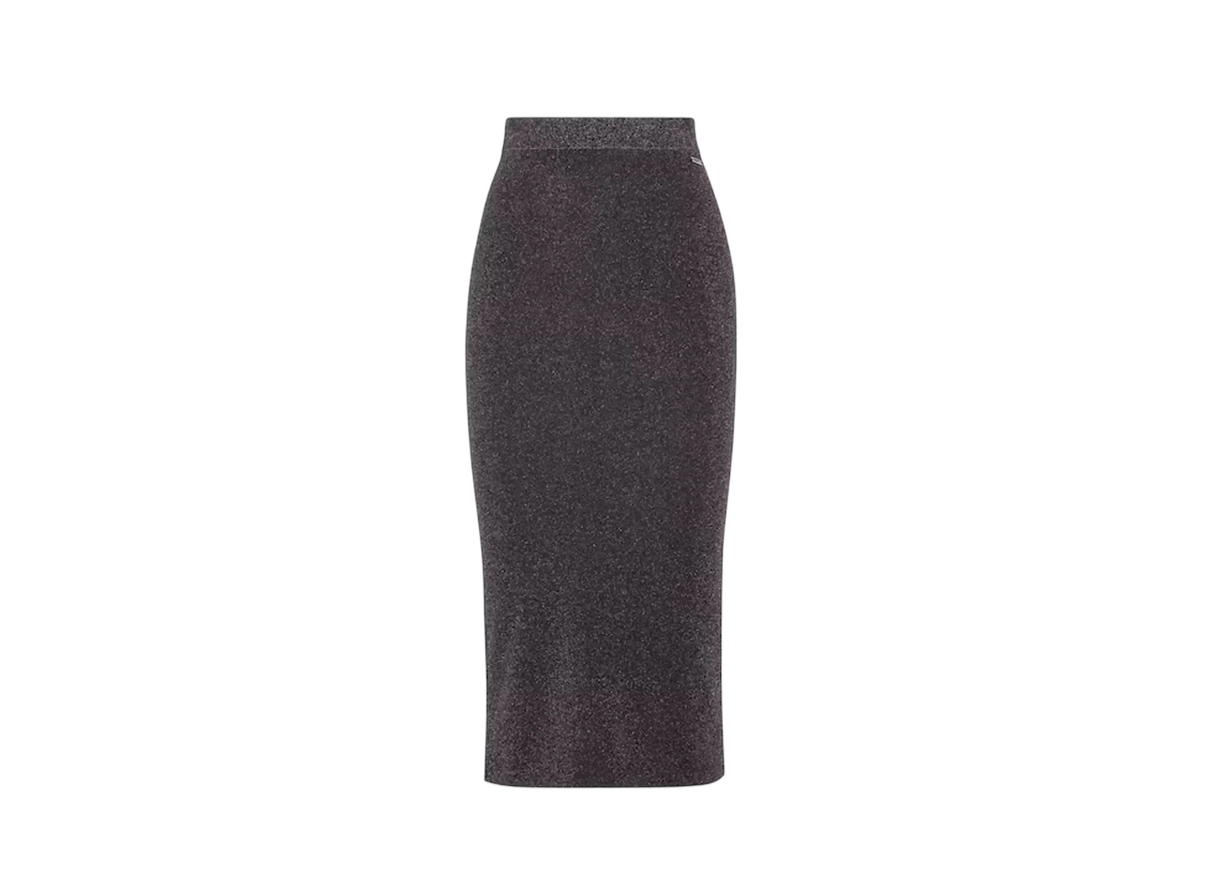 FENDI Women's Metallic Yarn Jersey Skirt "Black"