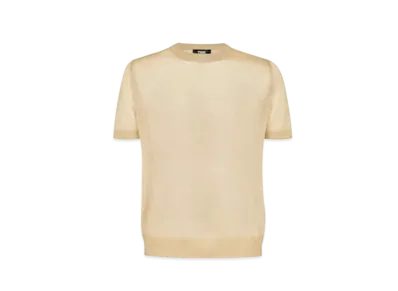 FENDI Men's Metallic Yarn Sweater "Gold"