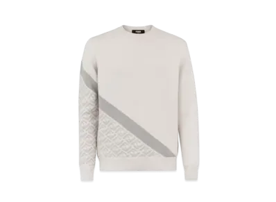 FENDI Men's Wool Sweater "White"