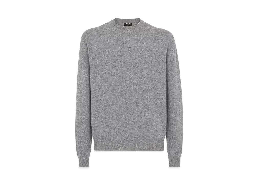 FENDI Men's Wool Sweater "Gray"