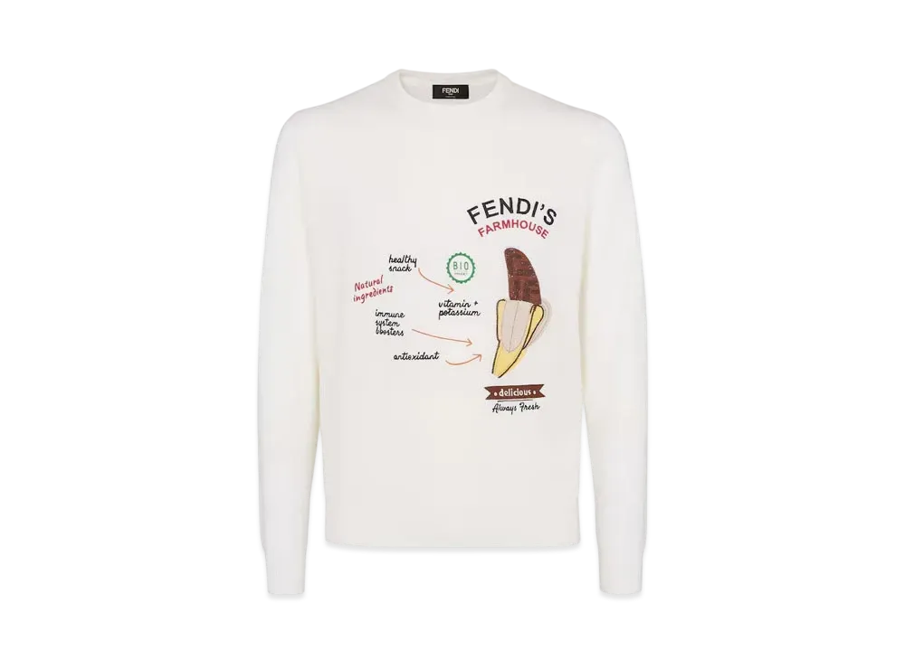 FENDI フェンディ セーター ホワイト S ホワイト（白）系 FENDI