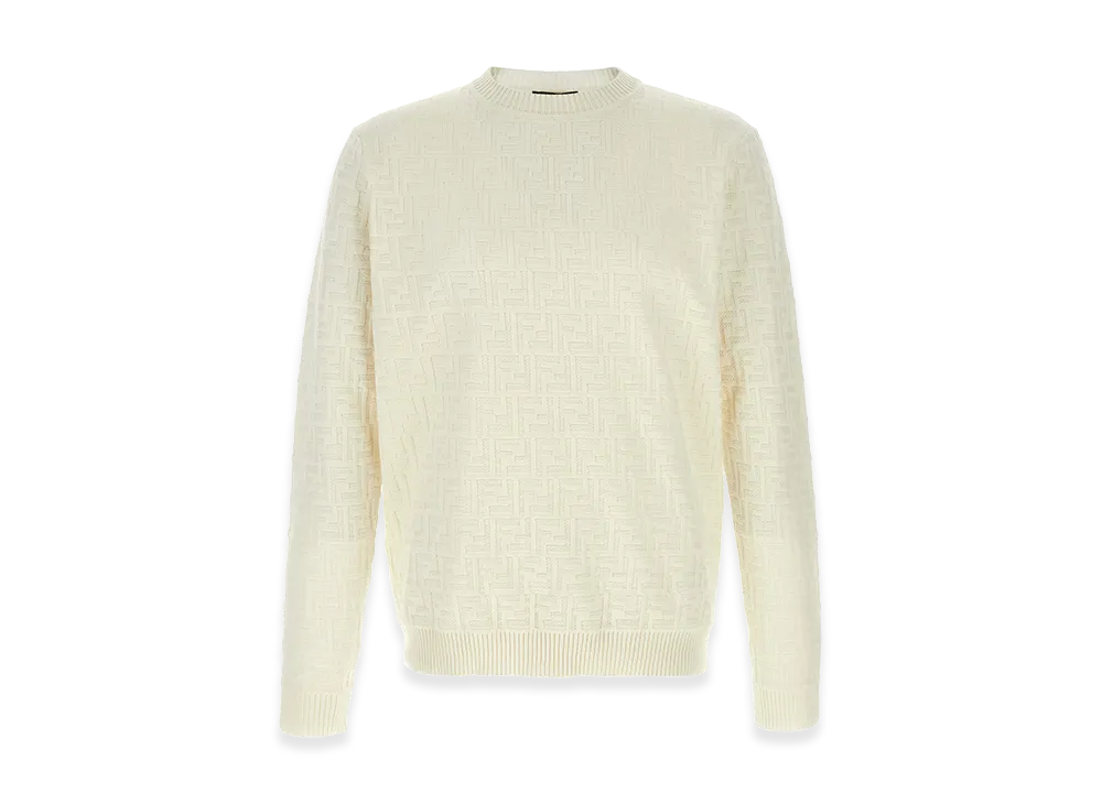 FENDI Zucca Sweater "White"