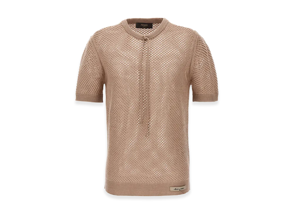FENDI Mesh Sweater "Beige"