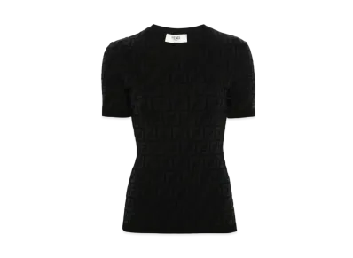 FENDI Sweater FF Viscose Jumper "Black"