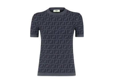 FENDI Sweater FF Viscose Jumper "Dark Gray"