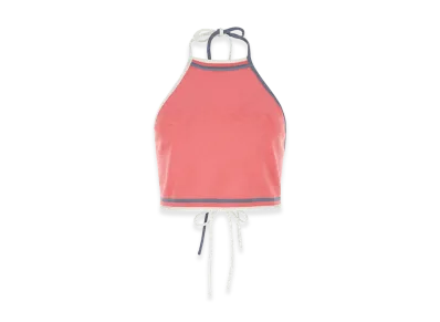 FENDI Women's Viscose Blend Crop Top "Dark Pink"
