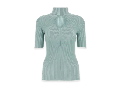 FENDI Women's Wool Top "Light Blue"