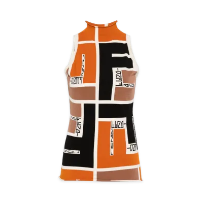 FENDI Women's Top "Multicolor/Orange"