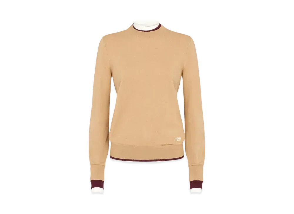 FENDI Women's Wool Sweater "Beige"