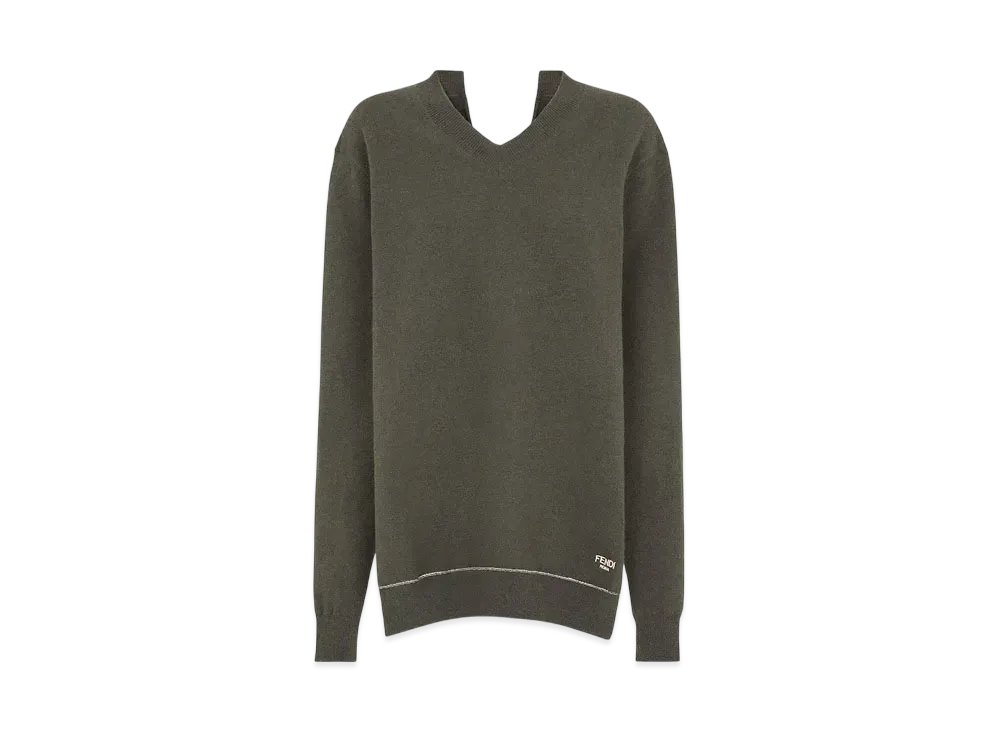 FENDI Women's Cashmere Sweater "Green"