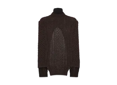 FENDI Women's Wool Sweater "Purple"