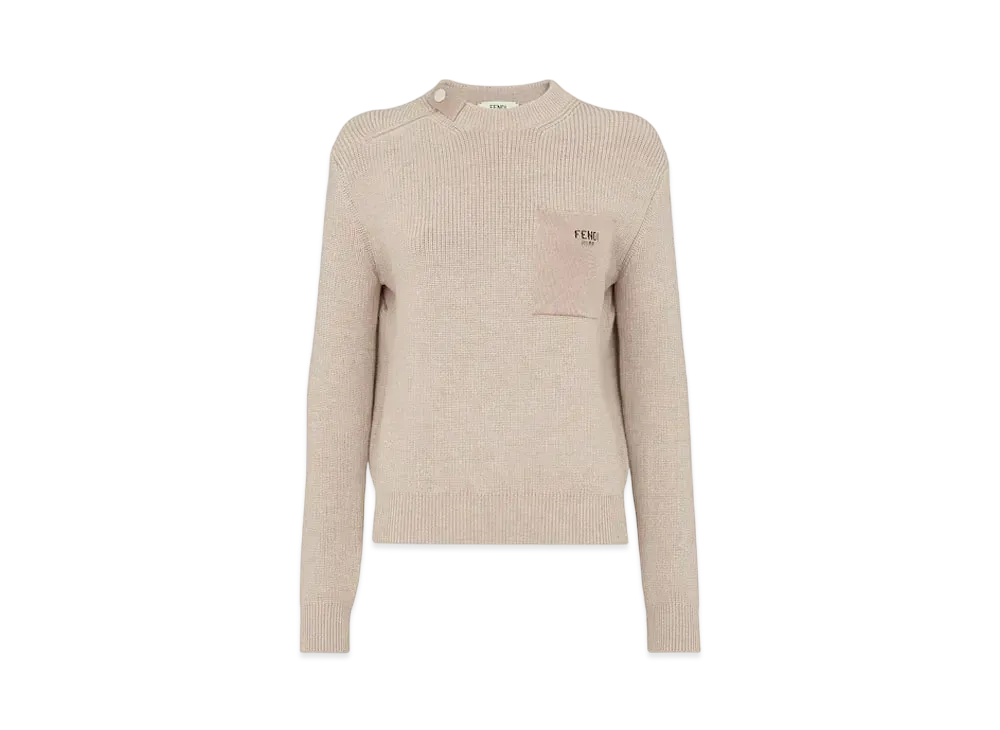FENDI Women's Wool Sweater "Beige"