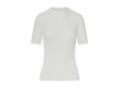 FENDI Women's Cotton Sweater with Front Logo "White"