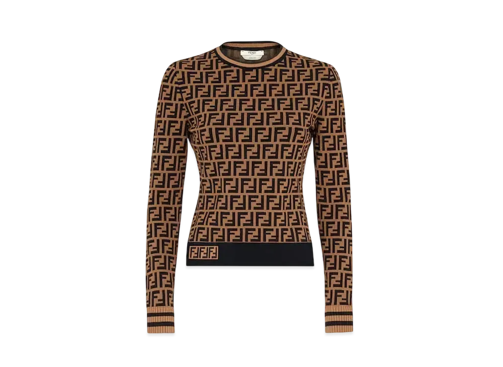 FENDI Women's FF Motif Sweater "Multi Color"