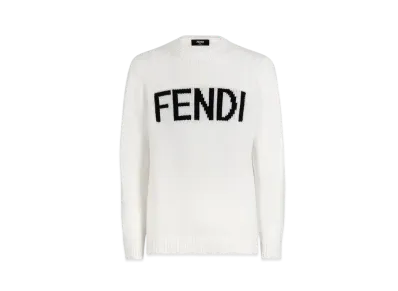 FENDI Men's Wool Sweater "White"