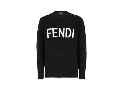 FENDI Men's Wool Sweater "Black"