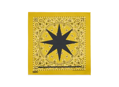 GDC x Hav-A-Hank Star Bandana "Yellow"