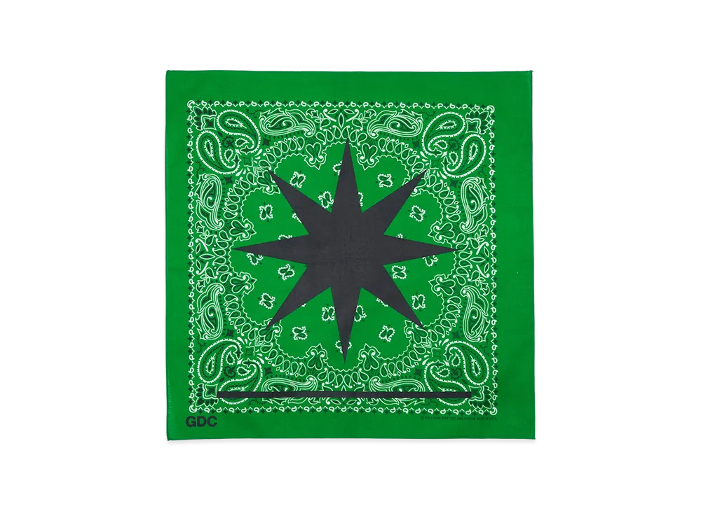 GDC x Hav-A-Hank Star Bandana "Green"
