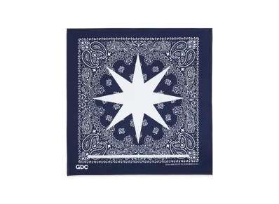 GDC x Hav-A-Hank Star Bandana "Navy"