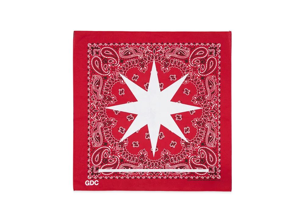GDC x Hav-A-Hank Star Bandana "Red"