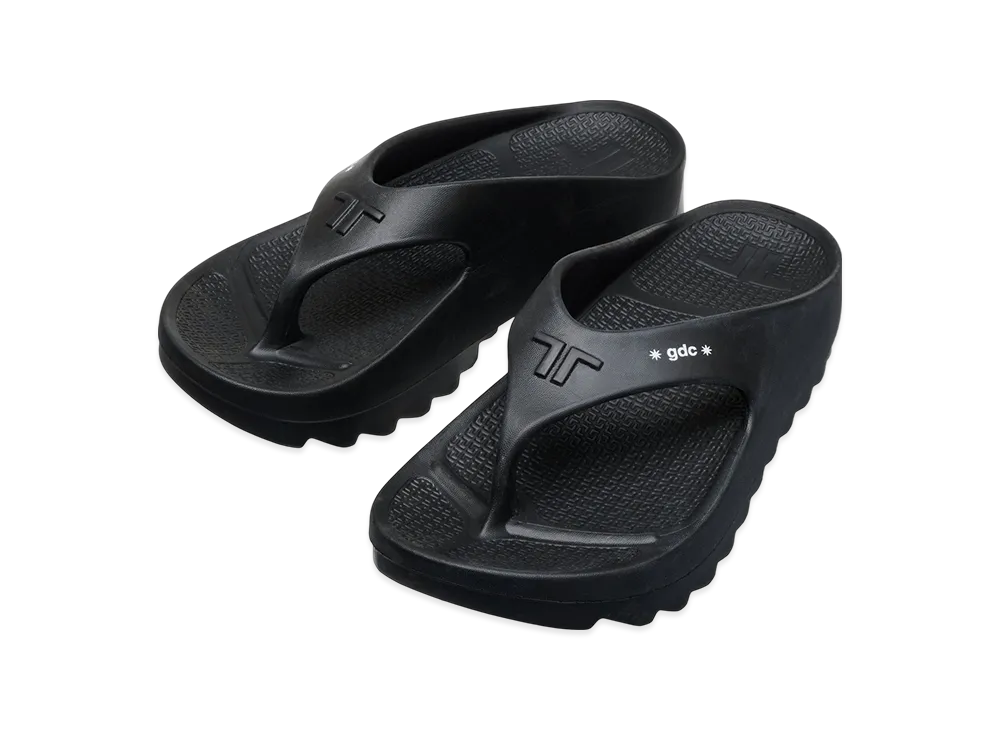 GDC GDC x Telic W-Flip Shark Sandals "Black"