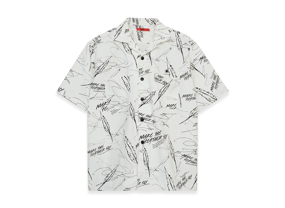 GDC x KJ All-Over Pattern Shirts "White"