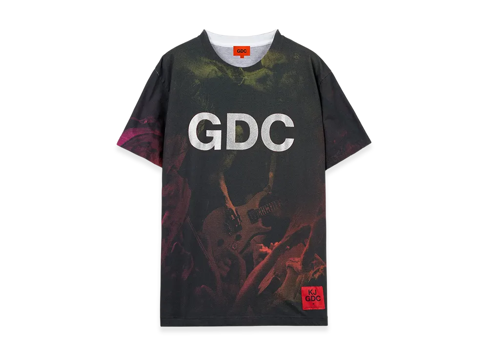 GDC x KJ All-Over Pattern T "Silver Rame"