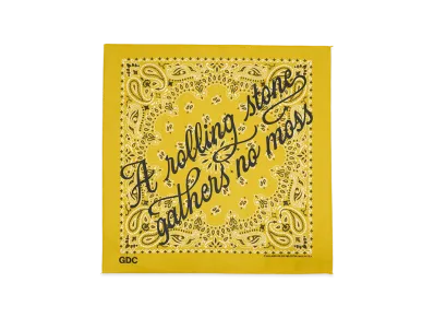 GDC x Hav-A-Hank Logo Bandana "Yellow"
