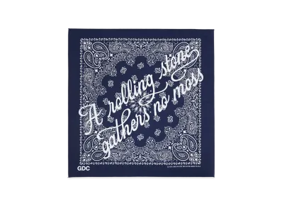 GDC x Hav-A-Hank Logo Bandana "Navy"